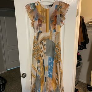 Anthropologie pleated dress